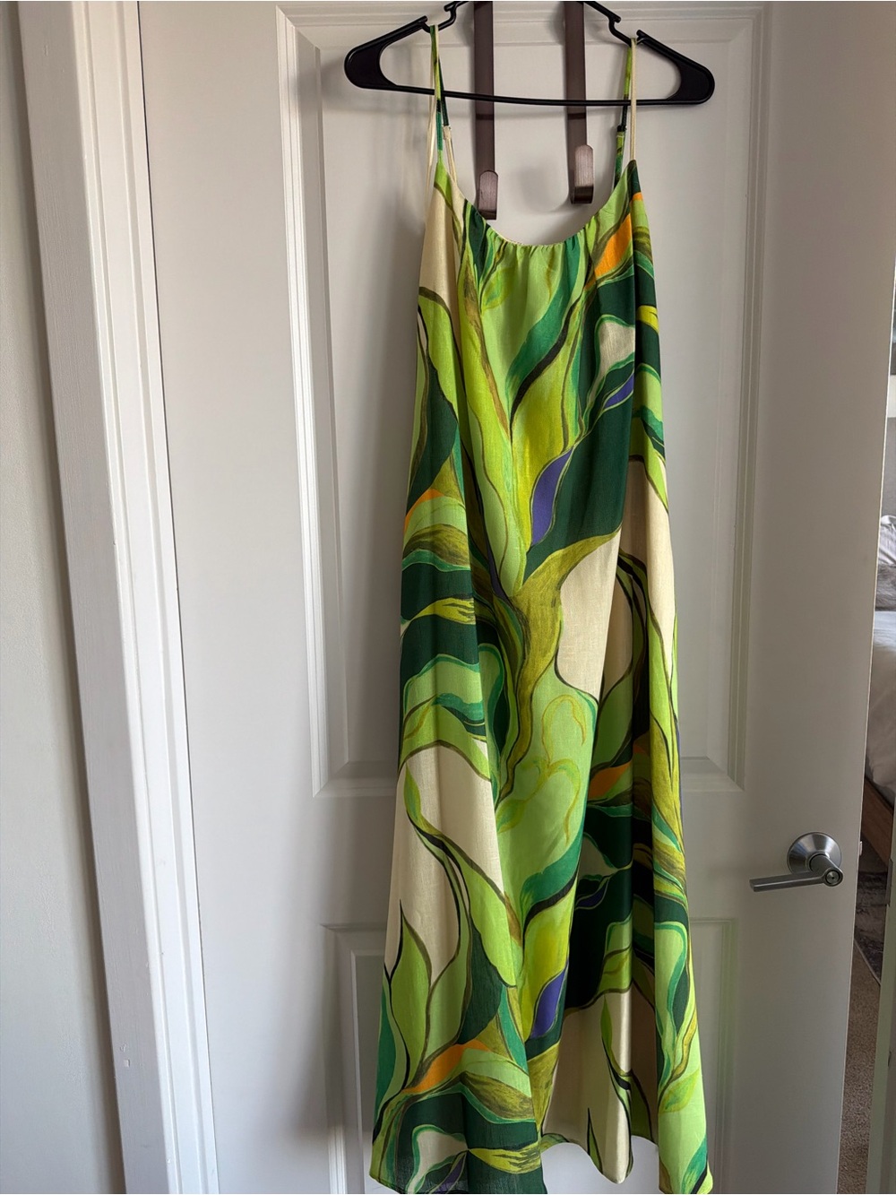 Sam Edelman Green Multi-Print Maxi Dress - Picture 2 of 8